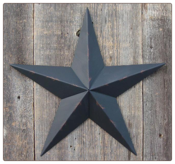 Amish barn star for luck